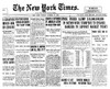 Wall Street Crash, 1929. /Nfront Page Of The New York Times, 29 October 1929, Reporting On The Wall Street Crash. Poster Print by Granger Collection - Item # VARGRC0216504