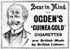 Ogden'S Cigarettes, 1898. /Nogden'S 'Guinea Gold' Cigarettes. British Newspaper Advertisement, 1898. Poster Print by Granger Collection - Item # VARGRC0090472
