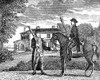 Ireland: Anti-Methodist. /Nan 18Th Century Irish Methodist Preacher Meeting An Adversary. Wood Engraving, 19Th Century. Poster Print by Granger Collection - Item # VARGRC0098491