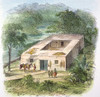 Mexico: Adobe House. /Na Typical Adobe House In Mexico. 19Th Century Wood Engraving. Poster Print by Granger Collection - Item # VARGRC0044164