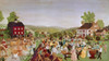 Country Festival, 1853. /Npennsylvania Dutch Country Festival. American Painting By An Unknown Artist, 1853. Poster Print by Granger Collection - Item # VARGRC0130305