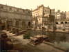 England: Roman Baths. /Nruins Of Ancient Roman Baths And The Abbey At Bath, England. Photochrome, C1890. Poster Print by Granger Collection - Item # VARGRC0107284