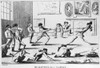 British Officers: Cartoon. /Nenglish Cartoon Satire, 1777, On The Want Of Training Of British Officers To Prepare Them For The American War. Poster Print by Granger Collection - Item # VARGRC0131445
