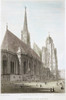 Vienna: St Stephen'S, 1822. /Nst. Stephen'S Cathedral, Vienna, Austria. Steel Engraving, English, 1822, After A Drawing By Robert Batty. Poster Print by Granger Collection - Item # VARGRC0007896