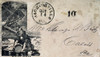 California Mining Scene. /Ncover Illustrated With A Mining Scene, Postmarked From Jacksonville, California, And Addressed To A Recipient In Calais, Maine, C1851. Poster Print by Granger Collection - Item # VARGRC0030506