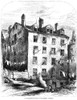 New York Tenement, 1873. /Na Tenement Building In Mulberry Street On New York'S Lower East Side. Wood Engraving, 1873. Poster Print by Granger Collection - Item # VARGRC0006291