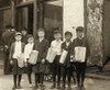 Delaware: Newsboys, 1910. /Na Group Of Newsboys In Front Of The Evening Journal Office, Wilmington, Delaware. Photograph By Lewis Hine, May 1910. Poster Print by Granger Collection - Item # VARGRC0131521