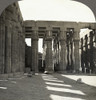 Egypt: Luxor Temple. /Na Columned Courtyard At The Luxor Temple, Egypt. Stereograph, C1908. Poster Print by Granger Collection - Item # VARGRC0129536