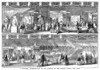 Crystal Palace, 1854. /Nbooths Of The United States At The New York Crystal Palace For The Exhibition Of The Industry Of All Nations. Wood Engraving, American, 1854. Poster Print by Granger Collection - Item # VARGRC0370663