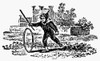 Bewick: Boy With Hoop. /Nwood Engraving By Thomas Bewick (1753-1828). Poster Print by Granger Collection - Item # VARGRC0056481