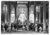 China: Buddhist Temple. /Nscene In A Buddhist Temple On The Island Of Honan, Near Canton, China. Steel Engraving, English, 1843, After A Drawing By Thomas Allom. Poster Print by Granger Collection - Item # VARGRC0120248