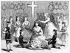 Sunday School Theatrical. /Nfloral Anniversary At The Sabbath School Of The First Reformed Church In Brooklyn. Wood Engraving From An American Newspaper Of 1871. Poster Print by Granger Collection - Item # VARGRC0099163
