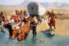 Remington: The Emigrants. /Nfrederic Remington: The Emigrants. Oil. Poster Print by Granger Collection - Item # VARGRC0024612