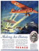 Texaco Advertisement, 1929. /Namerican Magazine Advertisement For Texaco Gasoline And Oil, Featuring Record-Setting Pilot Captain Frank Hawks, 1929. Poster Print by Granger Collection - Item # VARGRC0118794