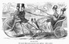 Gallant Admirers, 1869. /N'Just The Thing. The Way The Misses Jones Tested Their Lovers' Affections.(Try It, Ladies).' Wood Engraving, American, 1869. Poster Print by Granger Collection - Item # VARGRC0101211