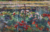 Monet: Peony Garden, 1887. /Noil On Canvas, Claude Monet, 1887. Poster Print by Granger Collection - Item # VARGRC0433690