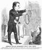 Andrew Johnson (1808-1875). /N'Andrew Heller Johnson'S Great Ring Trick.' Reconstruction Cartoon From A Contemporary Newspaper. Poster Print by Granger Collection - Item # VARGRC0089890