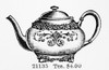 Tea Pot, 1895. /Nsilver Plated Teapot. American Catalog Advertisement. Poster Print by Granger Collection - Item # VARGRC0034670