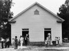 Rural Church, 1939. /Nmen, Women And Children Exiting Wheeley'S Church After Services In Person County, North Carolina. Photograph By Dorothea Lange, July 1939. Poster Print by Granger Collection - Item # VARGRC0123475