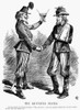 Civil War: Cartoon, 1865. /Nan 1865 English Cartoon By John Tenniel On The Anticipated Reconciliation Between North And South Following The End Of The American Civil War. Poster Print by Granger Collection - Item # VARGRC0061011