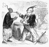 Cartoon: Opium War, 1864. /N'To The Weak Relation.' Cartoon From An American Newspaper Showing John Bull (England) Forcing China To Accept Opium. Cartoon, 1864. Poster Print by Granger Collection - Item # VARGRC0047285