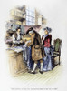 Christmas Shopping, C1750. /Nline Drawing, American, 1896. Poster Print by Granger Collection - Item # VARGRC0103432