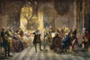Frederick Ii Of Prussia /N(Frederick The Great) Leading A Chamber Concert At Sans Souci. Wood Engraving, Late 19Th Century, After Adolph Von Menzel. Poster Print by Granger Collection - Item # VARGRC0036623