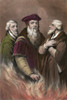 English Reformers. /Nfrom Left To Right: Nicholas Ridley (1500?-1555), Thomas Cranmer (1489-1556), And Hugh Latimer (C1485-1555). Mezzotint By John Sartain After H. Lejune, 19Th Century. Poster Print by Granger Collection - Item # VARGRC0051682