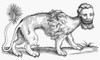 Manticore, 1607. /Nwoodcut From Edward Topsell'S 'The History Of Four-Footed Beasts,' London, England, 1607. Poster Print by Granger Collection - Item # VARGRC0042238