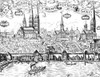 Germany: L_Beck. /Na View Of L�beck, Germany, And Its Harbor. Detail Of A 16Th Century Engraving. Poster Print by Granger Collection - Item # VARGRC0016256