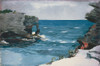 Homer: Rocky Shore, 1900. /N'Rocky Shore, Bermuda.' Watercolor On Paper, Winslow Homer, 1900. Poster Print by Granger Collection - Item # VARGRC0468490