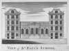London: St. Paul'S School. /Nview Of St. Paul'S School As It Appeared From Its Construction In 1509 To Its Destruction During The Great Fire Of London In 1666. Wood Engraving, 18Th Century. Poster Print by Granger Collection - Item # VARGRC0092861
