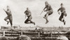 World War I: Camp Upton. /Namerican Troops Leaping Over A Trench Border During A Training Drill At Camp Upton, New York, During World War I. Photograph, C1917. Poster Print by Granger Collection - Item # VARGRC0408275