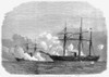 Kearsarge & Alabama, 1864. /Nthe Civil War Engagement Between U.S.S. 'Kearsarge' And C.S.S. 'Alabama' Off Cherbourg, France, 19 June 1864. Wood Engraving From A Contemporary English Newspaper. Poster Print by Granger Collection - Item # VARGRC0087274