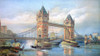 London: Tower Bridge, 1895. /Nlooking West On The Thames River To The Recently Opened Tower Bridge And The Tower Of London. Lithograph By O.F. Kell, C1895. Poster Print by Granger Collection - Item # VARGRC0116418