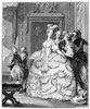France: Court Life, 1780. /N'The Lady In The Queen'S Palace.' Engraving And Etching By Jean Michel Moreau, 1776-1783. Poster Print by Granger Collection - Item # VARGRC0117716