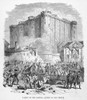 French Revolution, 1789. /Nthe Storming Of The Bastille, 14 July 1789. Wood Engraving, American, 19Th Century. Poster Print by Granger Collection - Item # VARGRC0014778