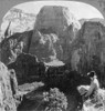 Utah: Zion Canyon. /Na View Of Zion Canyon From The Top Of Vermilion Cliff, On The West Rim Trail. Photographed C1920. Poster Print by Granger Collection - Item # VARGRC0066084