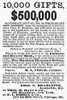 Lottery Advertisement. /Nfrom An American Newspaper Of 1873. Poster Print by Granger Collection - Item # VARGRC0079456