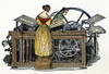 Woman Printer, C1850. /Nwood Engraving, C1850. Poster Print by Granger Collection - Item # VARGRC0010710