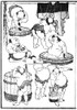 Sumo Wrestlers, 1817. /Nseven Sumo Wrestlers Going About Their Business. Woodblock Print, 1817, From The 'Mangwa' Of Katsushika Hokusai. Poster Print by Granger Collection - Item # VARGRC0029775