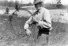 Farmer With Barbed Wire. /Na Farmer Rolling Up Old Barbed Wire Near Harleton, Texas. Photographed By Russell Lee, April 1939. Poster Print by Granger Collection - Item # VARGRC0119064