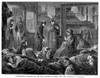 New York: Poverty, 1869. /N'Underground Lodgings For The Poor, Greenwich Street, New York.' Wood Engraving, American, 1869. Poster Print by Granger Collection - Item # VARGRC0080330