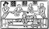 Puritan Family. /Na Puritan Family At Dinner: Woodcut, English, Early 17Th Century. Poster Print by Granger Collection - Item # VARGRC0014954