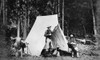 Camping, C1872. /Nmen, Possibly Surveyors, In Their Camp During The Geological Surveys Led By Ferdinand Vandeveer Hayden. Photographed By William Henry Jackson, C1872. Poster Print by Granger Collection - Item # VARGRC0186466