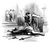 Shakespeare: Julius Caesar. /Nantony Lamenting Over The Body Of Caesar (Act Iii, Scene I). Wood Engraving After Sir John Gilbert. Poster Print by Granger Collection - Item # VARGRC0047902