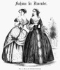 Women'S Fashion, 1851. /N'Ball And Dinner Costumes.' Wood Engraving From An American Magazine Of 1851. Poster Print by Granger Collection - Item # VARGRC0093738