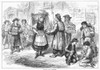 Vienna: Underclass, 1873. /Npedlars And Laundress On The Streets Of Vienna, Austria. Drawing, 1873. Poster Print by Granger Collection - Item # VARGRC0094361