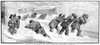 New York: Blizzard Of 1888. /N'Broadway At The Height Of The Blizzard.' Wood Engraving From A Contemporary American Newspaper Article About The Blizzard Of 12-14 March 1888. Poster Print by Granger Collection - Item # VARGRC0017333