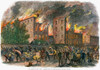 New York: Draft Riots 1863. /Nthe Destruction Of The Colored Orphan Asylum During The New York City Draft Riots Of 13-16 July 1863. Contemporary American Wood Engraving. Poster Print by Granger Collection - Item # VARGRC0045456